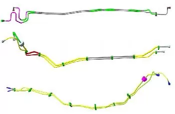 Automobile fuel pipeline